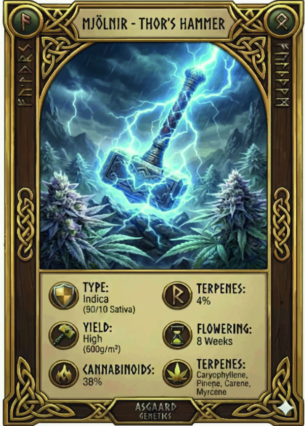 Asgaard Genetics - Mjolnir / Thor's Hammer (7 Feminiseret frø) - Billede 2