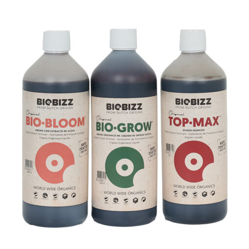 Biobizz Bio Grow 1L Biobizz Bio Bloom 1L BioBizz Top Max 1L